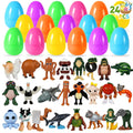 NOVASPORT 24PCS Italian Brainrot Easter Eggs - Prefilled Meme Figures for Egg Hunt & Basket Stuffers