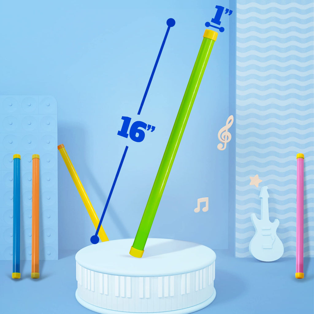 Novelty Place 16" Groan Tube Noise Makers 5 Pack – Funny Party Noisemaker for Kids and Adults – Multicolor Sound Tubes