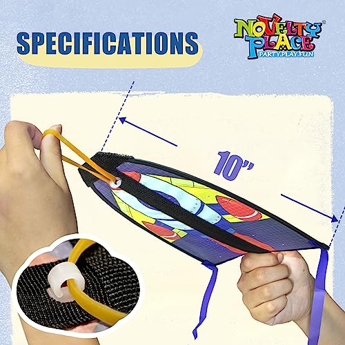 Novelty Place 2-Pack Thumb Ejection Kites – Bird and Rocket Designs for Easy Outdoor Fun