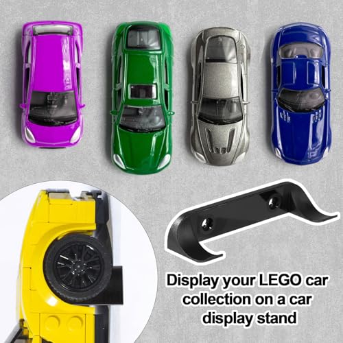 NQEUEPN 14-Pack Car Display Wall Mounts for Speed Champions Series – Vertical Wall Mount with Screws