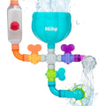 Nuby Wacky Waterworks Pipes Bath Toy – Interactive Suction Cup Toy for Babies