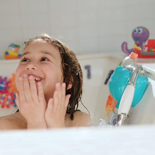 Nuby Wacky Waterworks Pipes Bath Toy – Interactive Suction Cup Toy for Babies