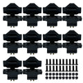 Nuofany 10-Pack XT60E-F Female Connectors with Dust Caps and Screws for RC Drones and Aircraft