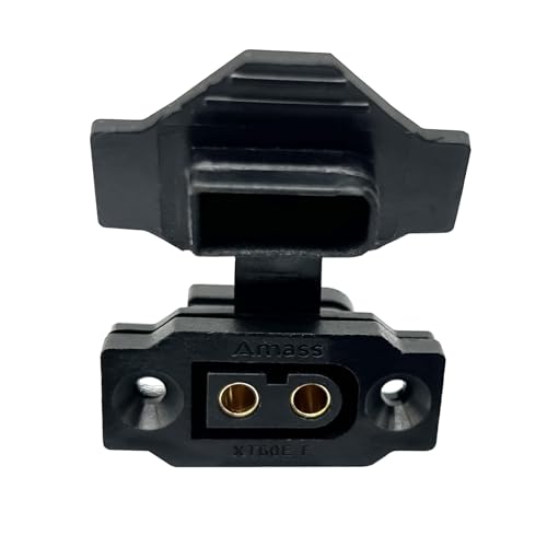 Nuofany 10-Pack XT60E-F Female Connectors with Dust Caps and Screws for RC Drones and Aircraft