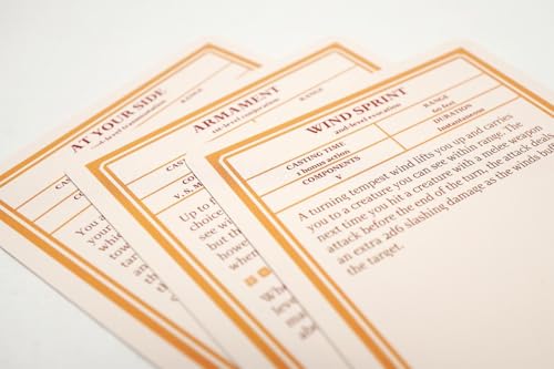 Obojima RPG Spell Deck – 50 Exclusive Spell Cards for D&D 5e