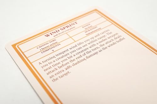 Obojima RPG Spell Deck – 50 Exclusive Spell Cards for D&D 5e