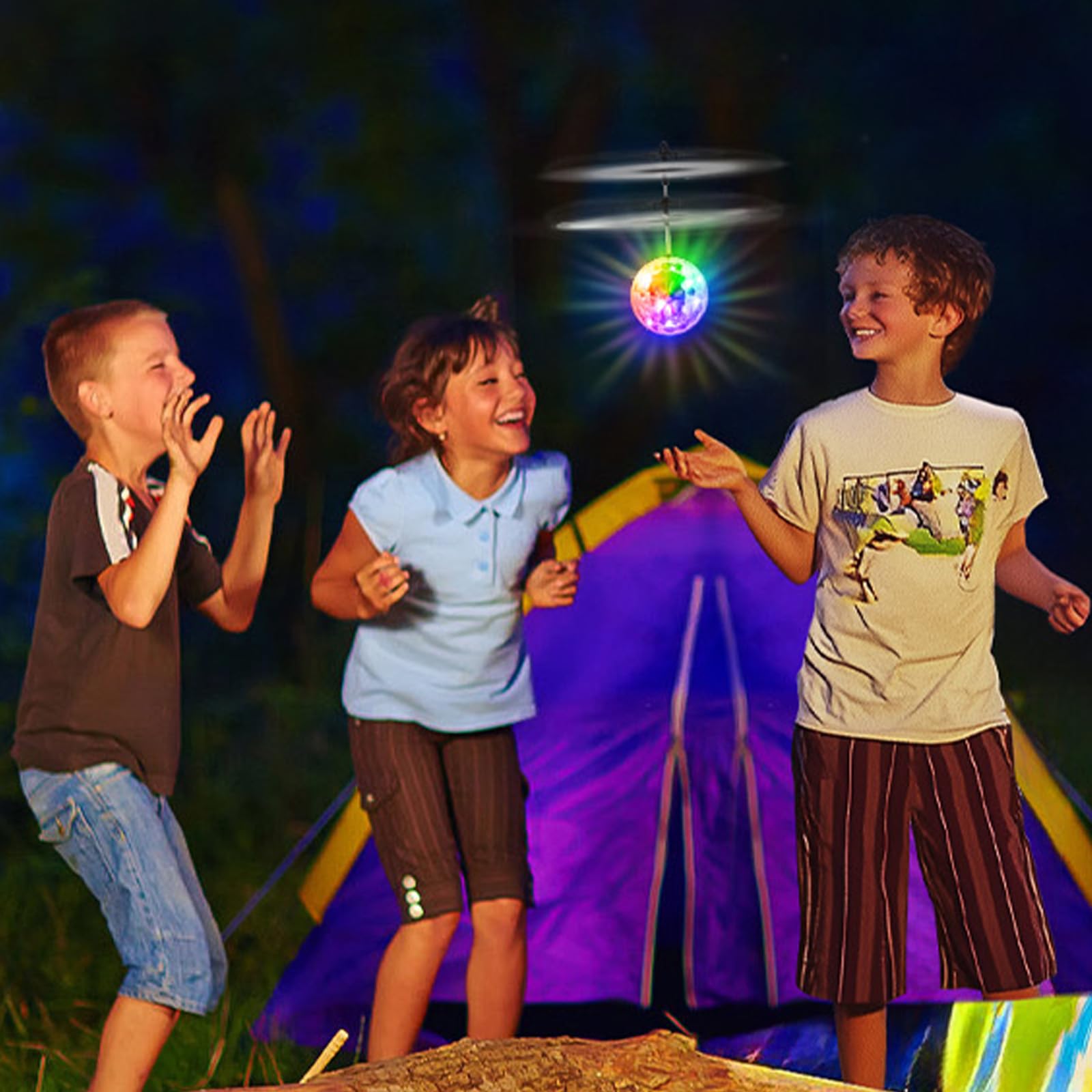Ocditikl Flying Orb Ball – Hand-Controlled, Rechargeable, with LED Lights, for Kids Ages 6+