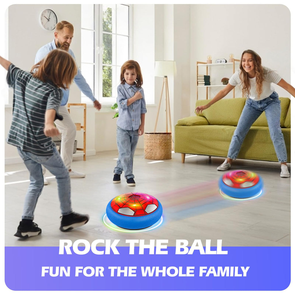 Ocditikl Hover Soccer Ball with LED Lights & Foam Bumper – Air Floating Soccer Toy for Kids Ages 5-12