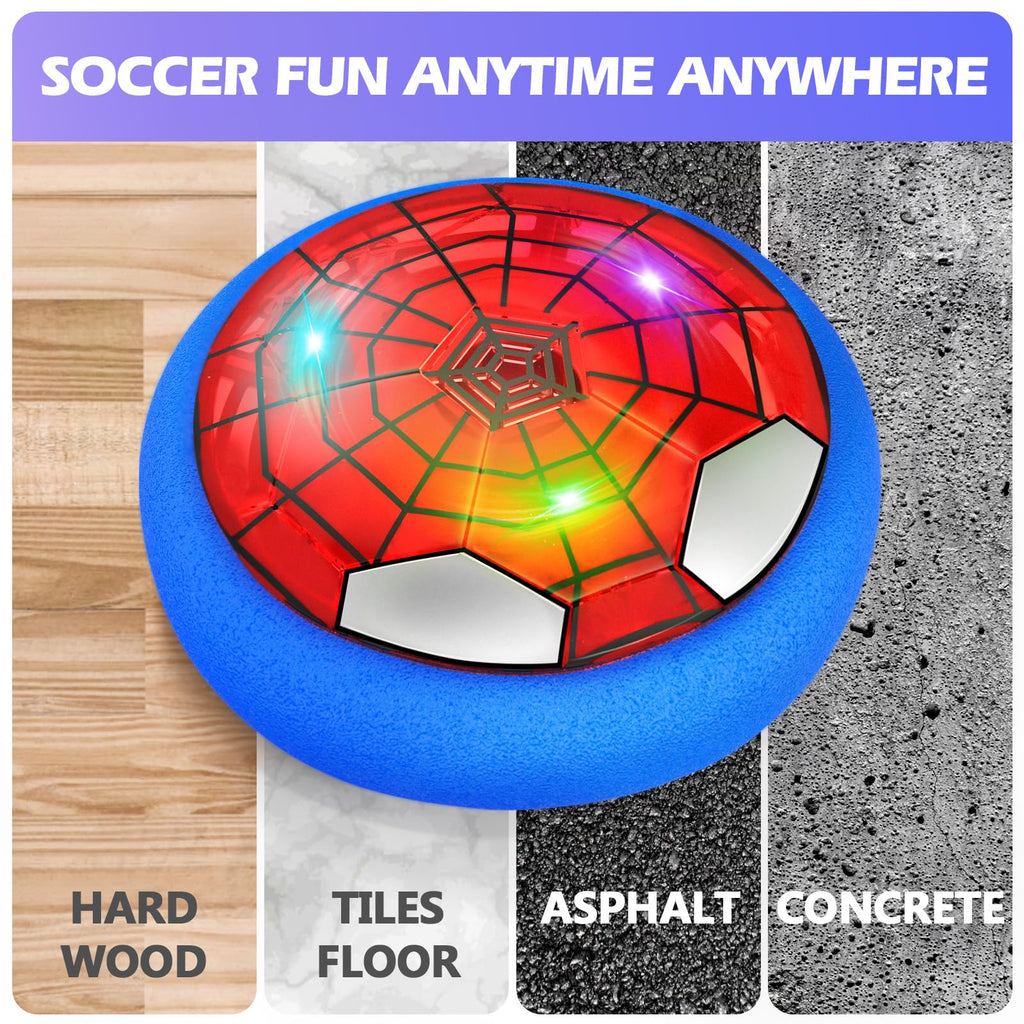 Ocditikl Hover Soccer Ball with LED Lights & Foam Bumper – Air Floating Soccer Toy for Kids Ages 5-12