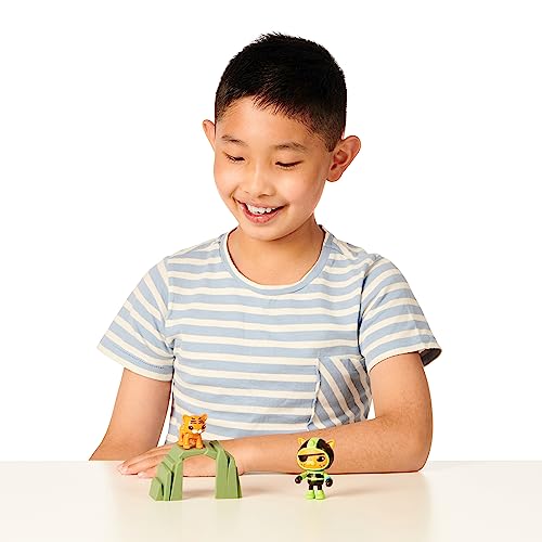 Octonauts Kwazii Adventure Pack - Cave Suit Figure with Tiger Rescue