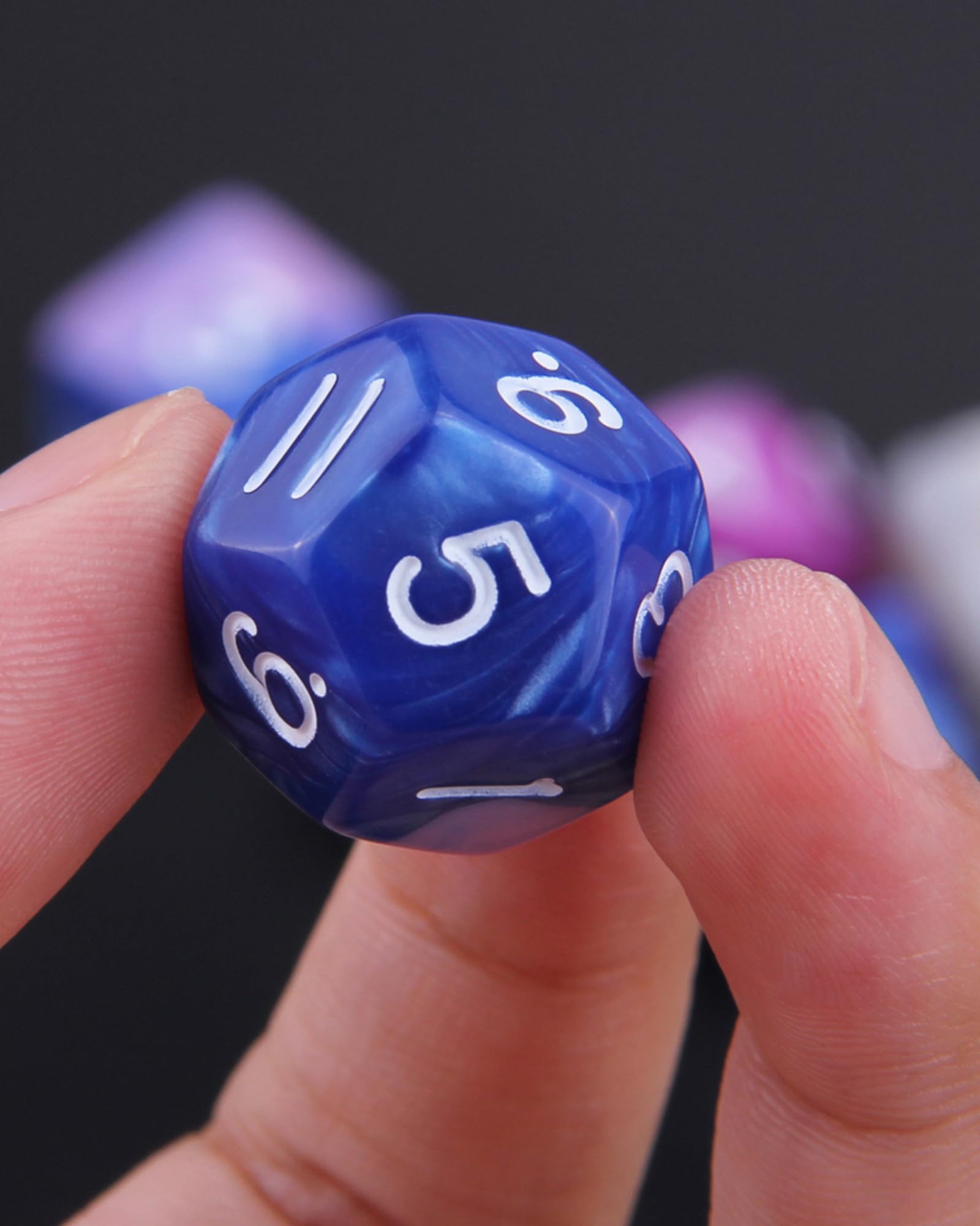 ODINROLL 42-Piece Polyhedral Dice Set - 6 Complete RPG Sets with Bag for D&D, Pathfinder