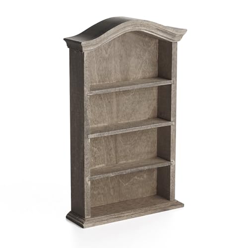 Odoria 1/12 Scale Miniature Bookshelf for Dollhouse – 3.7x1.1x6.1 Inch Retro Bookcase