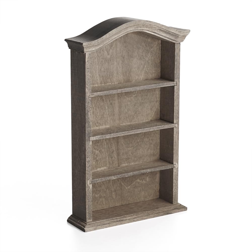 Odoria 1/12 Scale Miniature Bookshelf for Dollhouse – 3.7x1.1x6.1 Inch Retro Bookcase