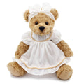 Oitscute 10" Baby Teddy Bear in White Sleepwear - Soft Plush Toy for Ages 1+