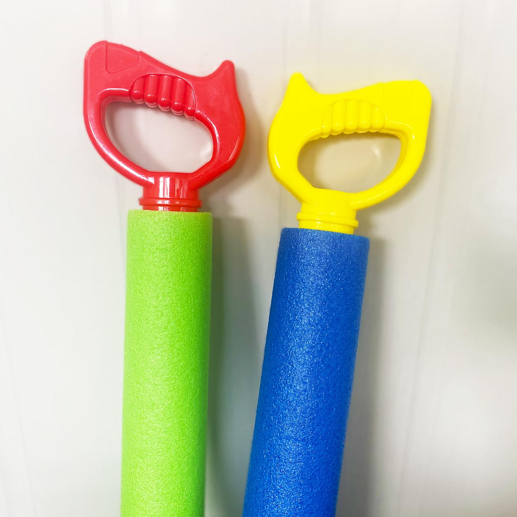 OKGD 4-Pack Water Blaster Soaker Guns – 15" Foam Water Guns for Pool, Beach & Summer Fun