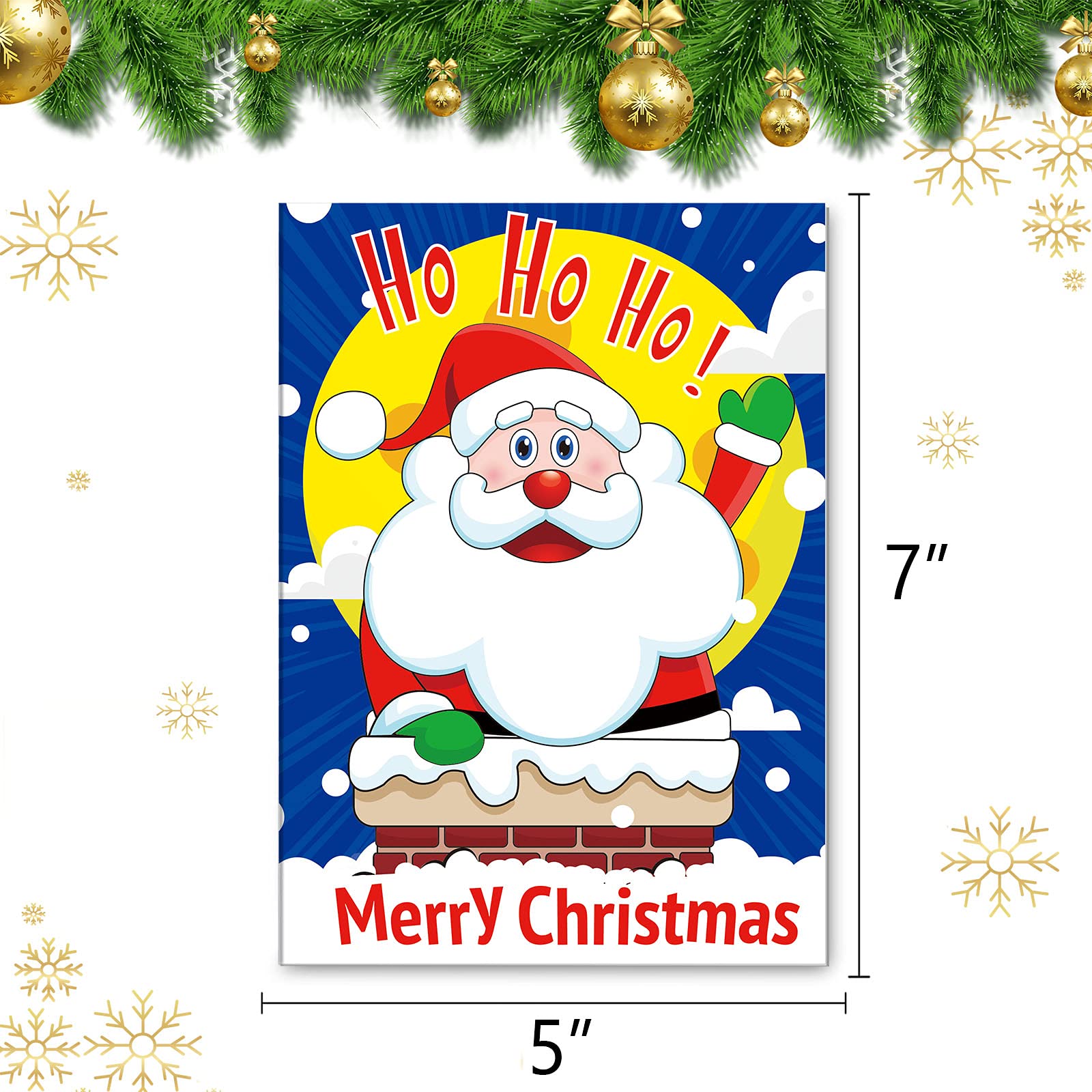 Omgouue 32-Pack Christmas Coloring Books for Kids - Fun Holiday Activity for Toddlers and Preschoolers - 5x7 Inch Mini Coloring Books for Party Favors and Stocking Stuffers