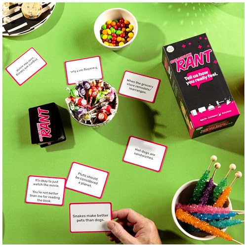 One Minute Rant: Hilarious Controversial Topic Card Game for Family Game Night – Spin Master