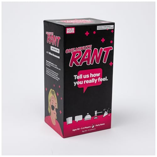 One Minute Rant: Hilarious Controversial Topic Card Game for Family Game Night – Spin Master