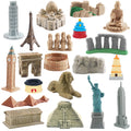 ONEST 20-Piece World Landmark Miniature Figurines Set for Kids & Adults