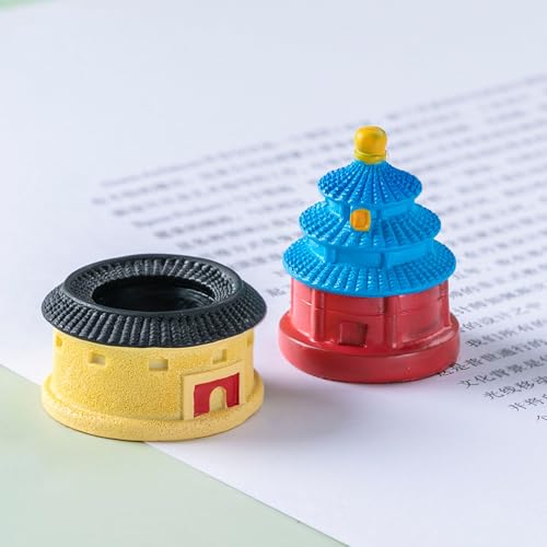 ONEST 20-Piece World Landmark Miniature Figurines Set for Kids & Adults