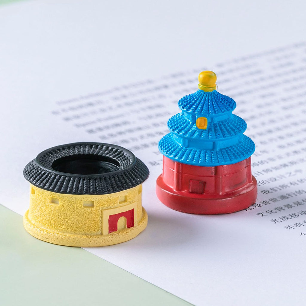 ONEST 20-Piece World Landmark Miniature Figurines Set for Kids & Adults