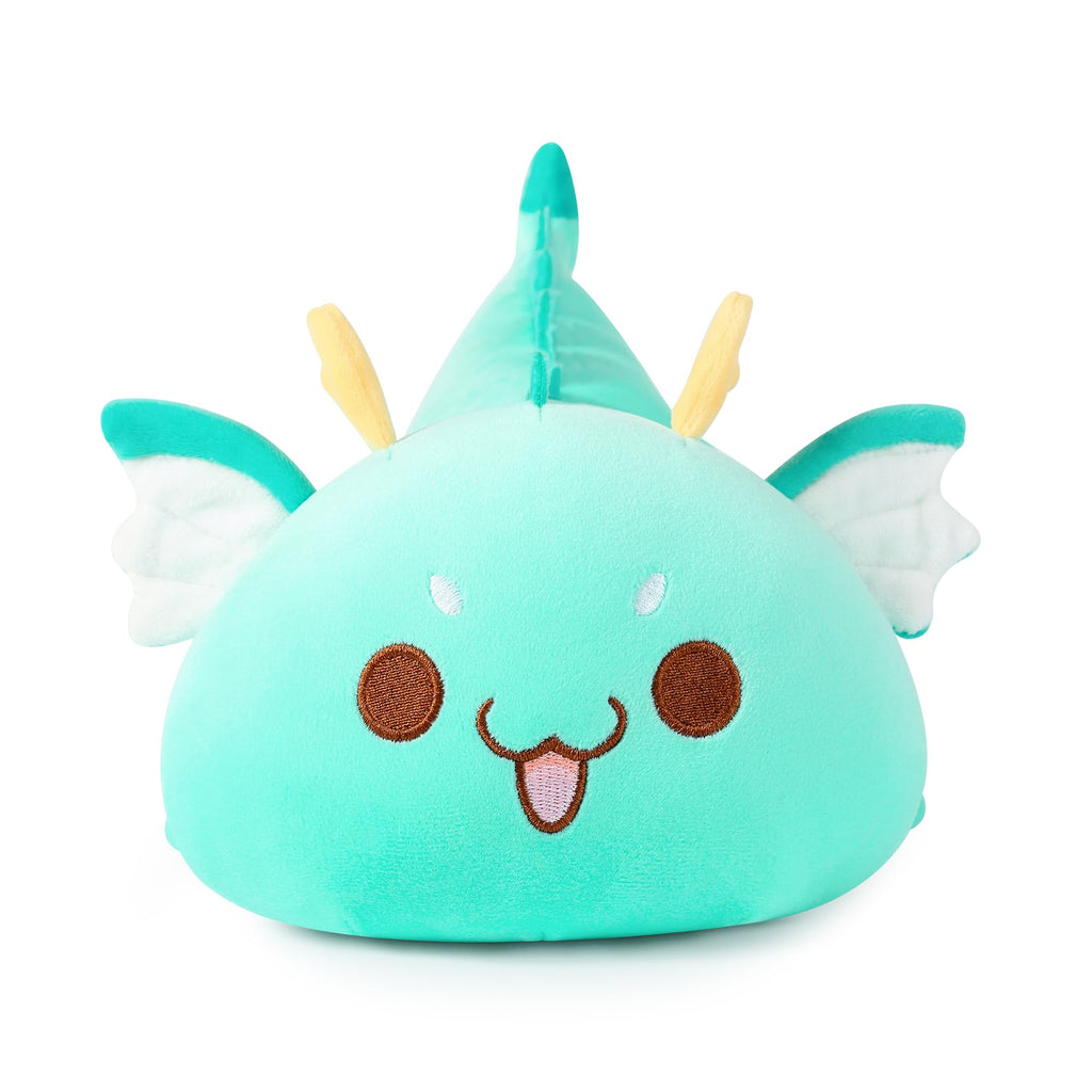 Onsoyours Chubby Dragon Stuffed Animal – 10-Inch Cyan Plushie, Soft & Huggable
