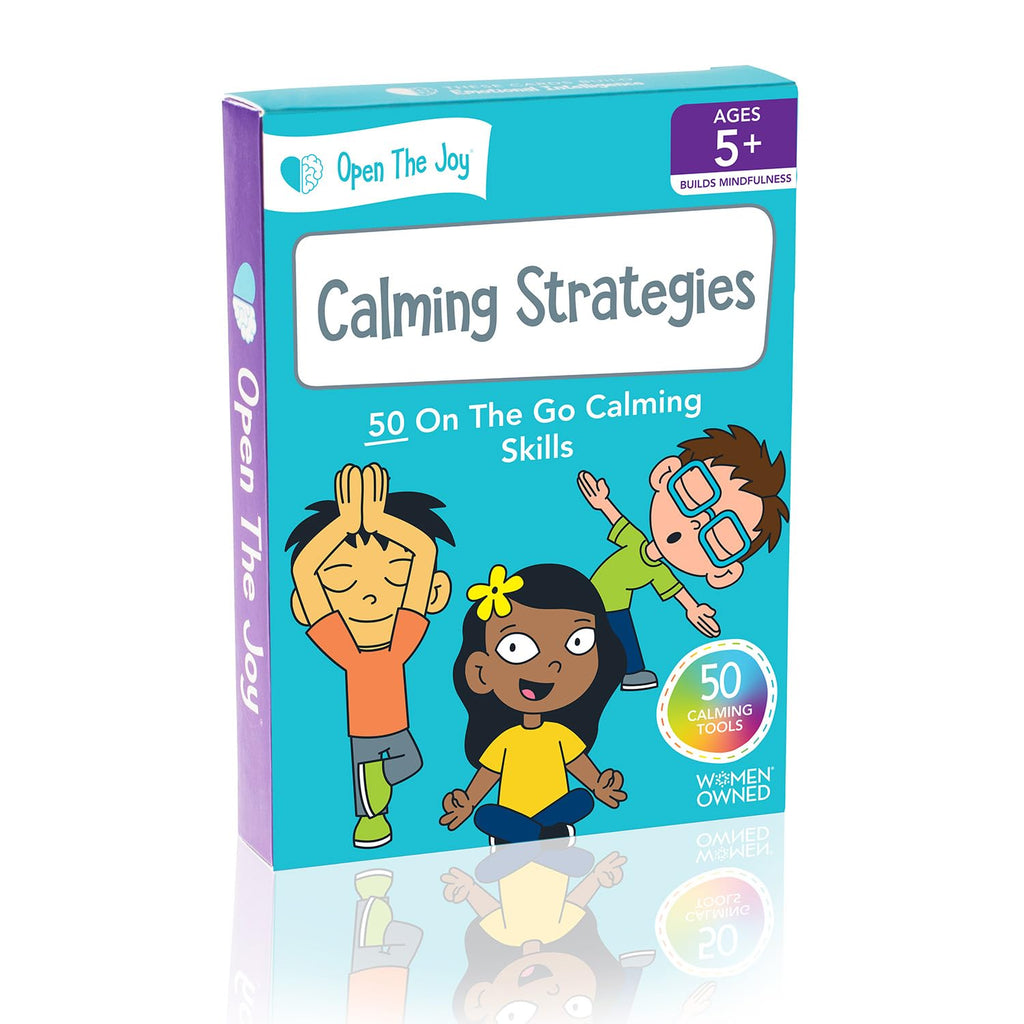 Open The Joy Calming Strategies Cards for Kids: 50+ Mindfulness & Emotional Regulation Activities