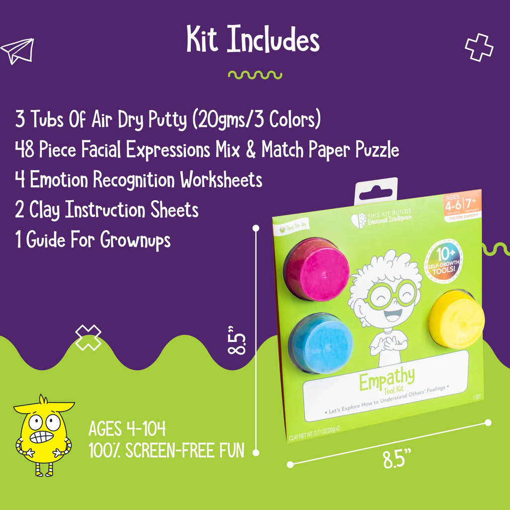 Open The Joy Empathy Builder Toolkit: Social Emotional Learning Toys for Kids Ages 4+