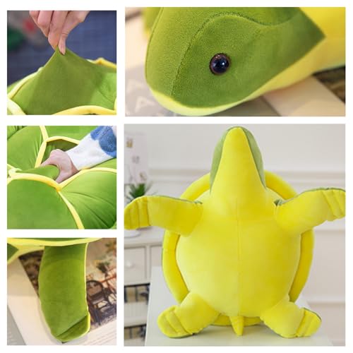 OPHRBU 14-Inch Sea Turtle Plushie – Soft Green Stuffed Animal Toy for All Ages