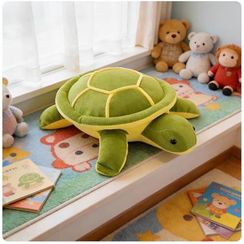 OPHRBU 14-Inch Sea Turtle Plushie – Soft Green Stuffed Animal Toy for All Ages