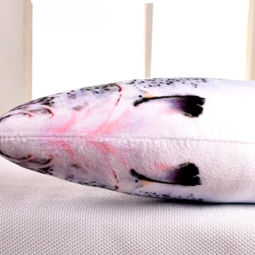 OPHRBU 24-Inch Simulation Fish Plush Pillow – Soft Stuffed Toy with Adjustable Filling