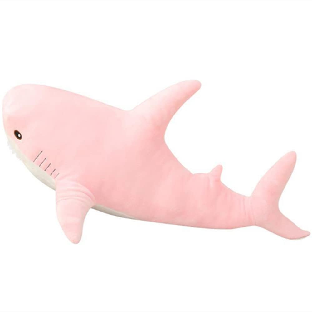 OPHRBU Pink Shark Stuffed Animal - 24 Inch Soft Plush Toy for Hugging and Decoration