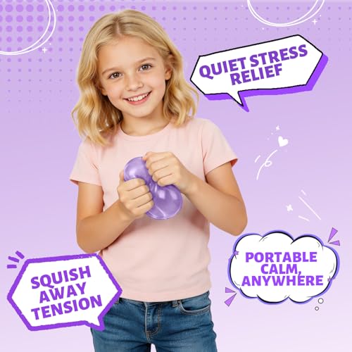 Opllsai Oversized Dense Gel Stress Cube (2.55") – Firm Slow-Rise Fidget Toy for Anxiety Relief
