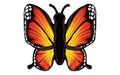 Orange Monarch Butterfly Jumbo 46-Inch Foil Balloon by Artisan Owl – Birthday & Autumn Party Decoration