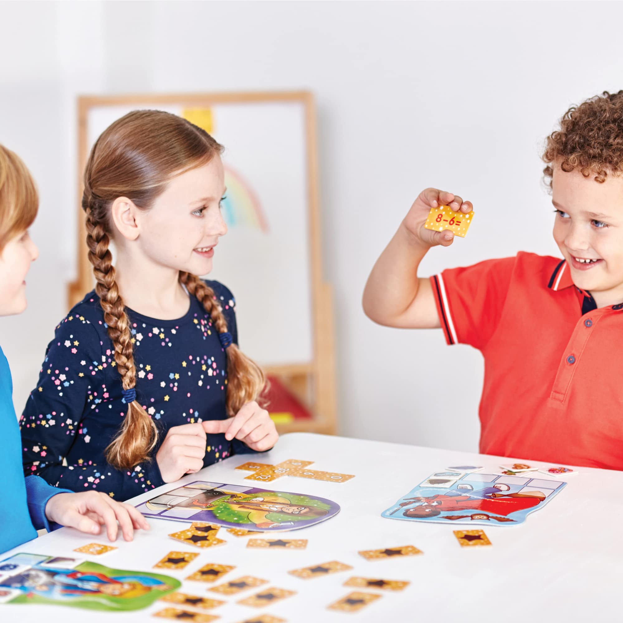Orchard Toys Magic Maths Game – Wizard-Themed Math Practice for Ages 5-7, 2-4 Players