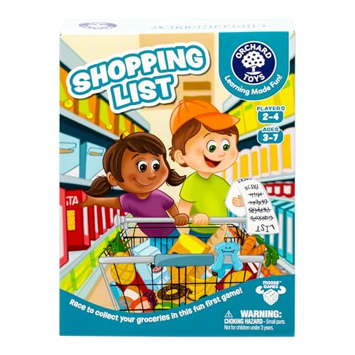 Orchard Toys Shopping List Memory Game - Updated Artwork for Ages 3-7