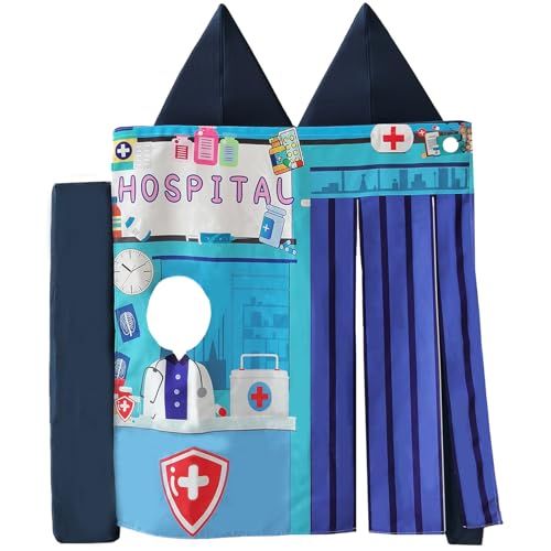Ordicoeur Kids Hospital Play Panel for Modular Sofas – 33.5x37 Inch Pretend Play Doctor Scene