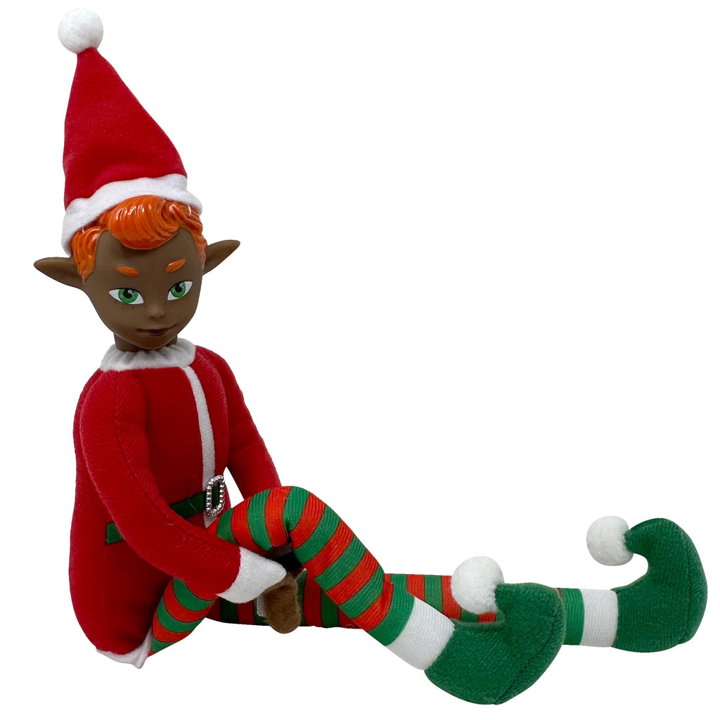 Original Elf 12-Inch Poseable Plush Christmas Elf Doll – Shelf Sitter with Dangling Legs
