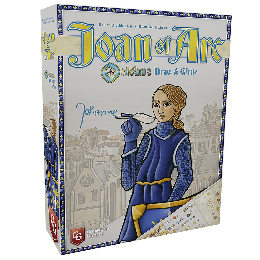 Orleans: Joan of Arc Draw & Write Board Game – Capstone Games, 1-5 Players, 45 Min