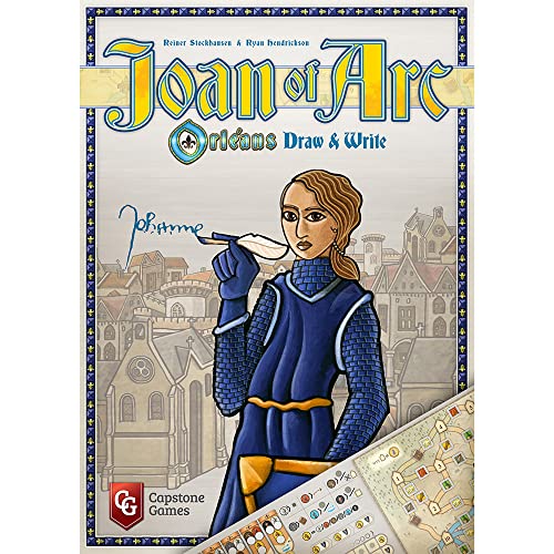 Orleans: Joan of Arc Draw & Write Board Game – Capstone Games, 1-5 Players, 45 Min