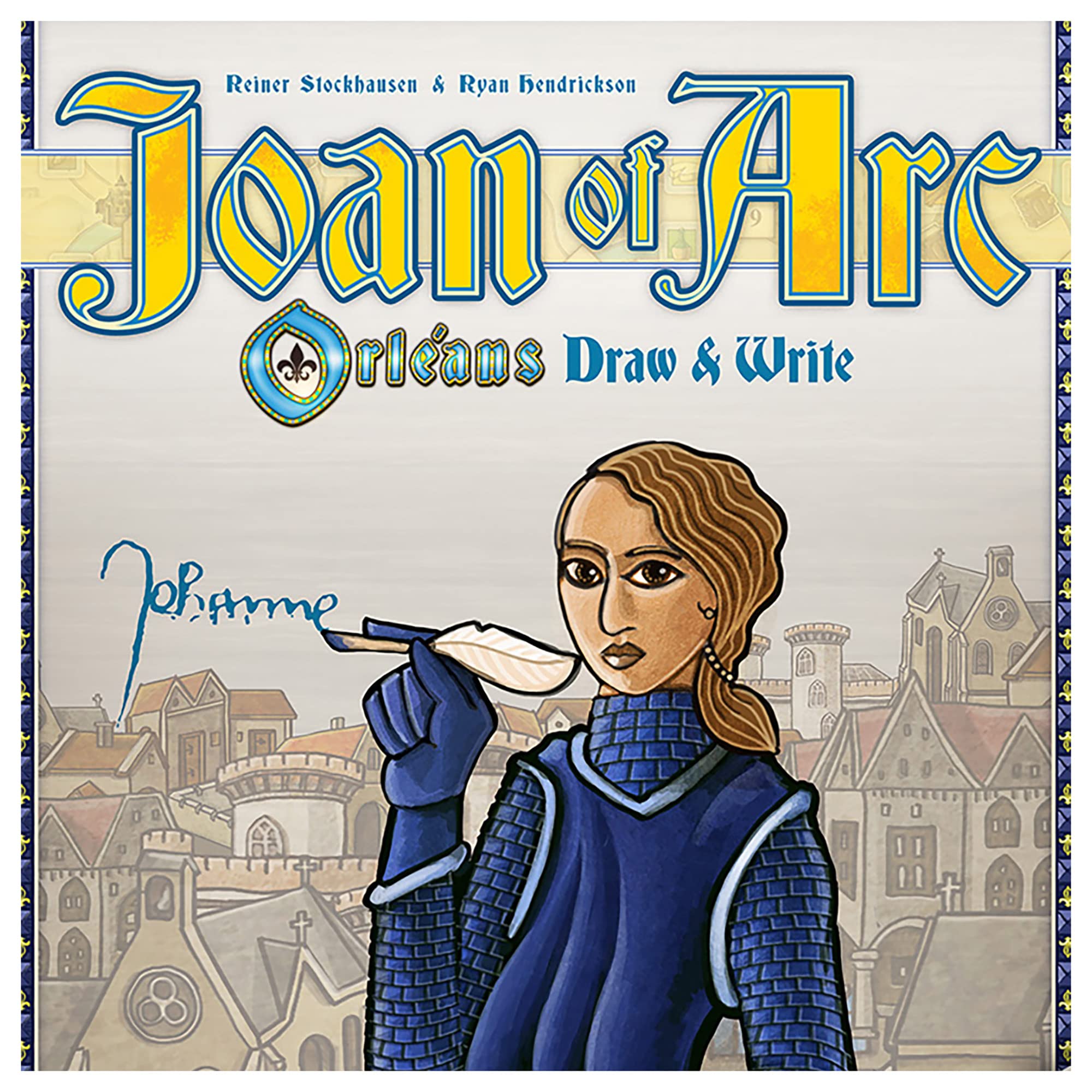 Orleans: Joan of Arc Draw & Write Board Game – Capstone Games, 1-5 Players, 45 Min