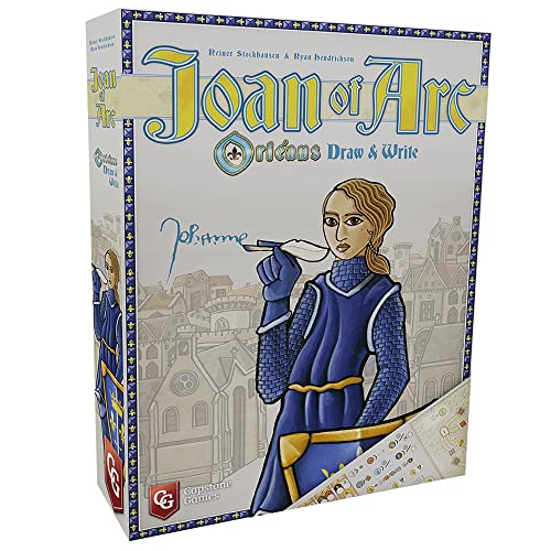 Orleans: Joan of Arc Draw & Write Board Game – Capstone Games, 1-5 Players, 45 Min