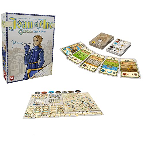 Orleans: Joan of Arc Draw & Write Board Game – Capstone Games, 1-5 Players, 45 Min