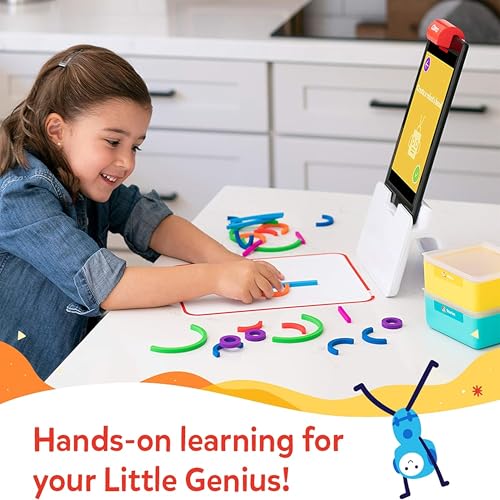 Osmo Little Genius Sticks & Rings - Hands-On Letter Formation & Creative Play for Ages 3-5 (iPad/Fire Tablet)
