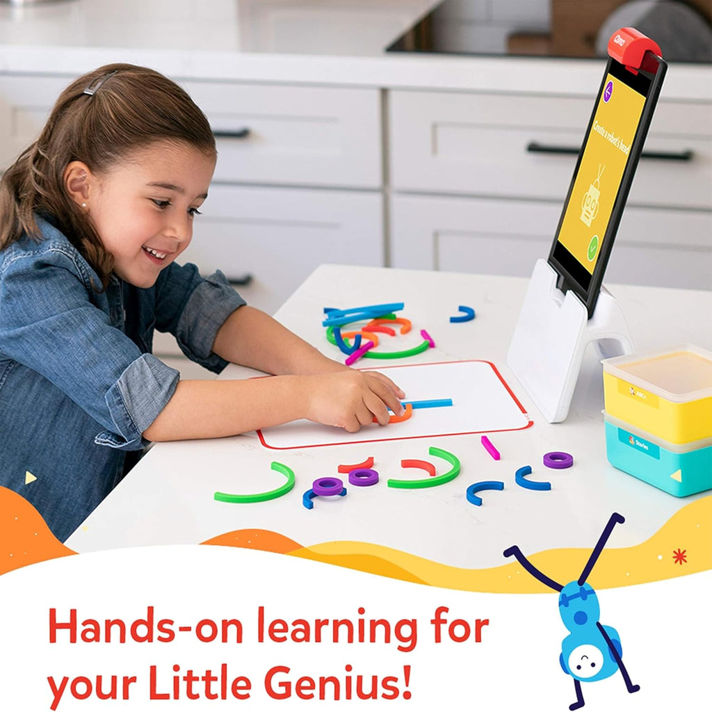 Osmo Little Genius Sticks & Rings - Hands-On Letter Formation & Creative Play for Ages 3-5 (iPad/Fire Tablet)
