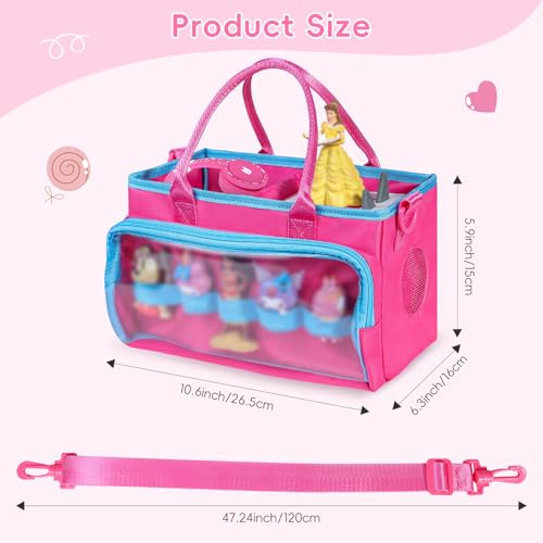 Ottkids Purple Toniebox Carrying Case with Shoulder Strap – Travel Organizer for Tonie Figures and Accessories