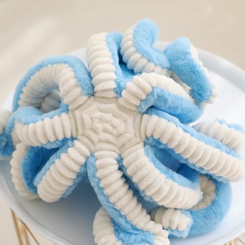 OUKEYI 15.7" Purple Octopus Plush – Soft Huggable Stuffed Animal Doll for Kids, Girls, Boys