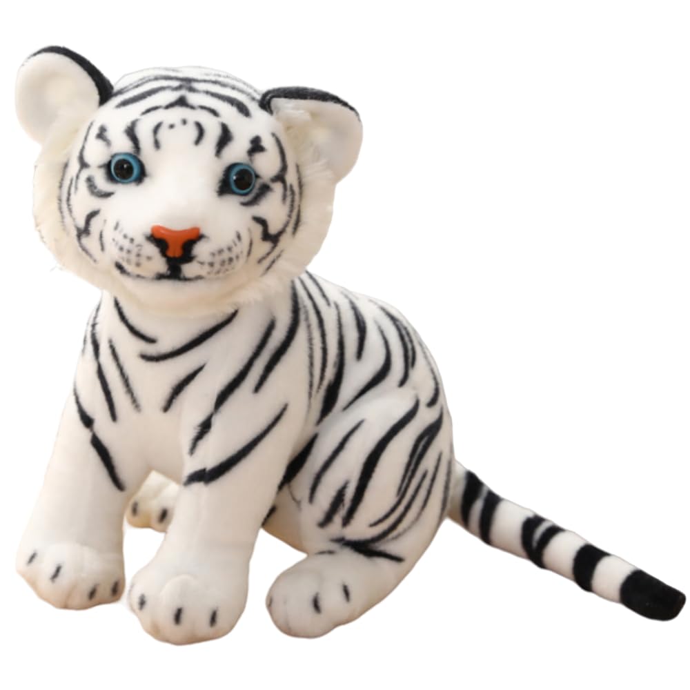 OUKEYI 9-inch Tiger Plush Toy – Soft Stuffed Animal for Kids, Realistic Design