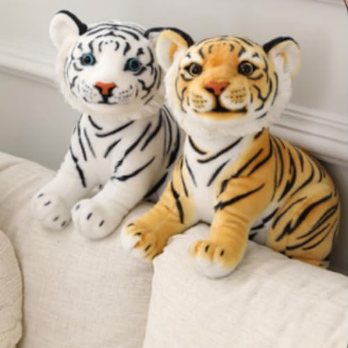 OUKEYI 9-inch Tiger Plush Toy – Soft Stuffed Animal for Kids, Realistic Design