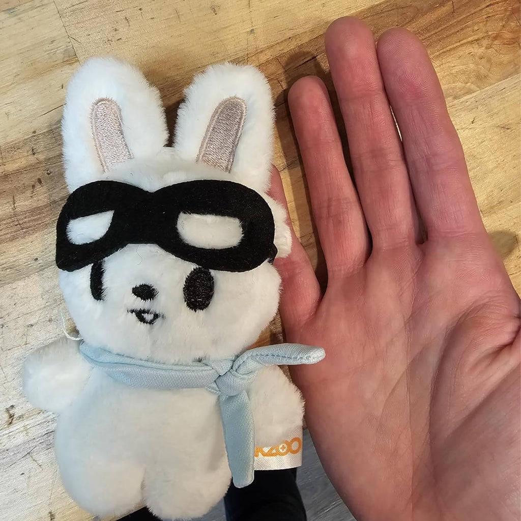 Outofgas SKZ Dwaekki Pilot Plush Toy – 12cm 3rd Fan Meeting Doll with Sunglasses & Beanie Eyes for STAY